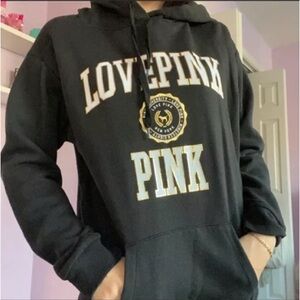 PINK Victoria's Secret Black Hoodie